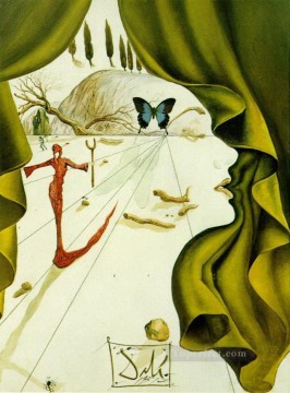 抽象的かつ装飾的 Painting - カタリーナ・コーネルの肖像シュルレアリスム
